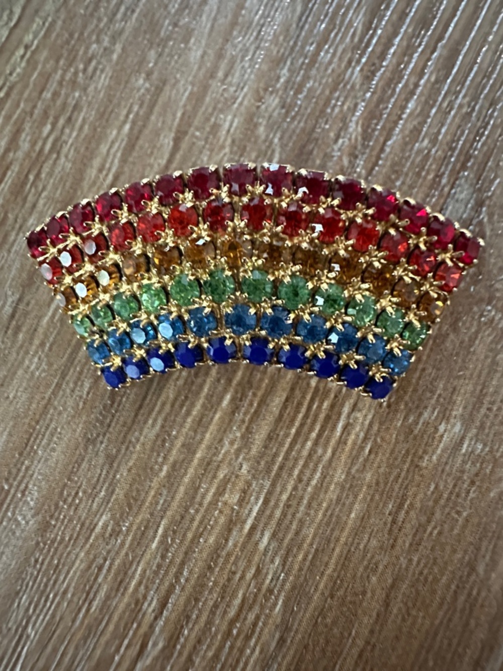 Vintage Cinerama Rainbow Brooch